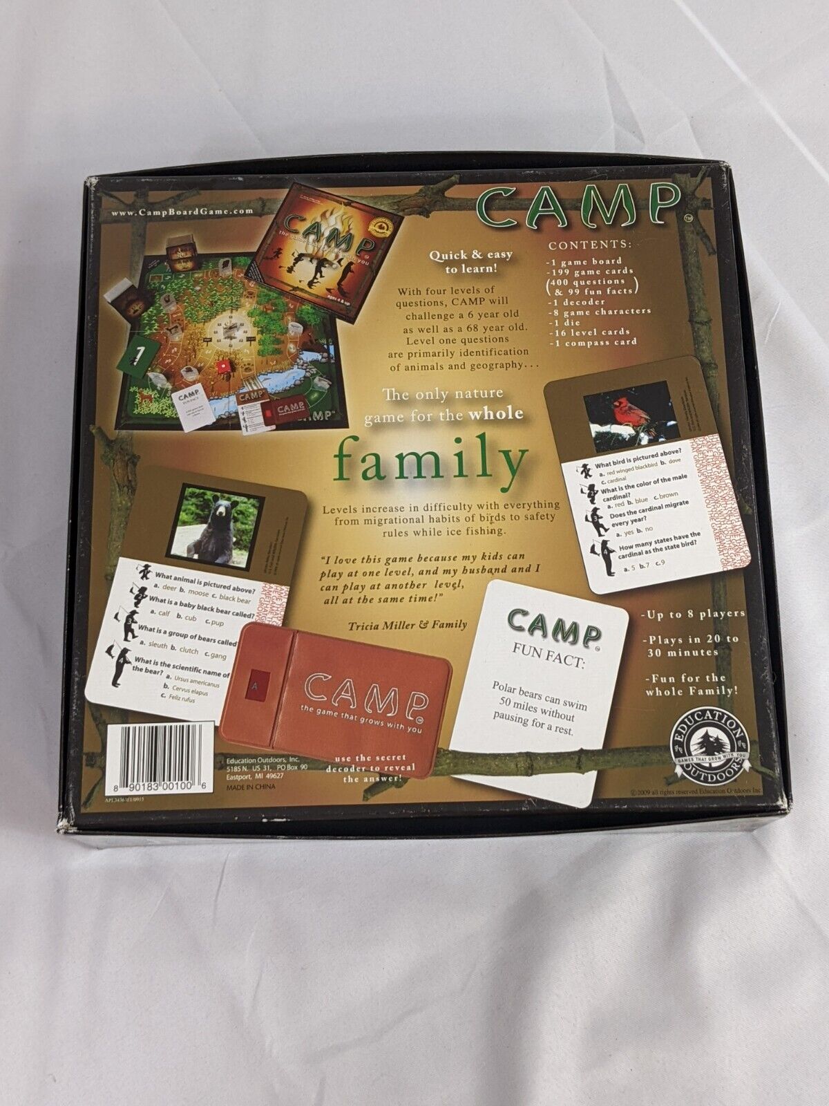 Camp The Game That Grows With You Board Game by Education Outdoor