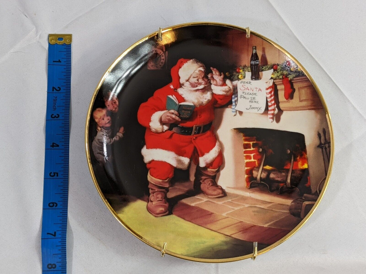 Coca-Cola Limited Edition Decorative Plate "The Pause that Refreshes" #HA5994