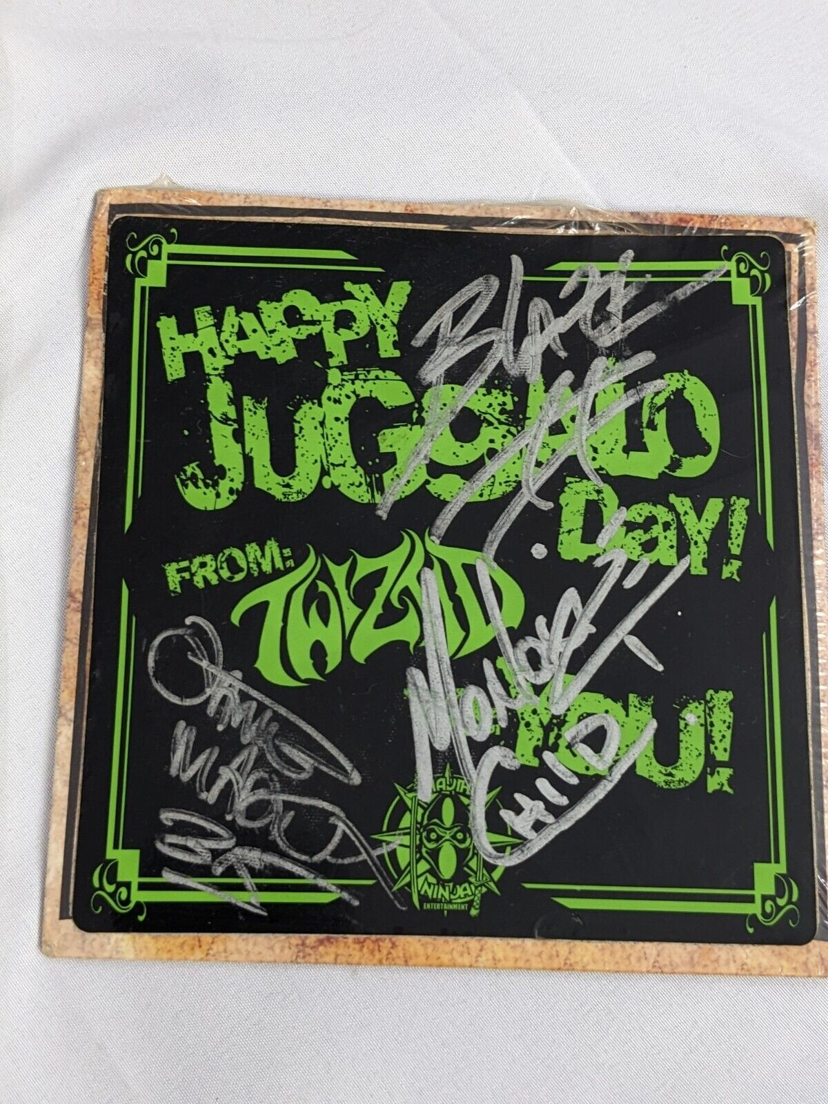 Twiztid Signed Collectibles 2015 The Gathering of the Juggalos Happy Juggalo Day