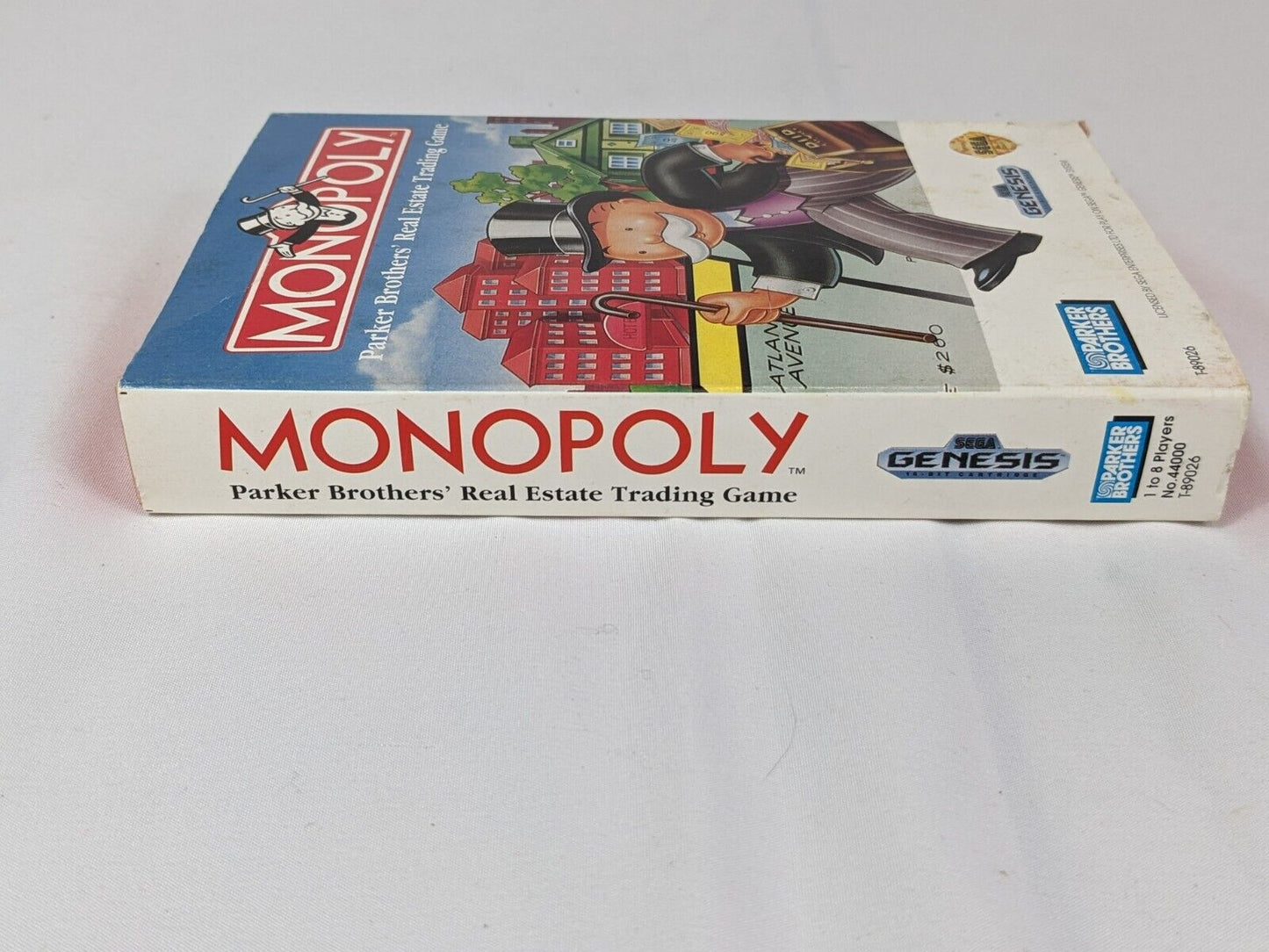 Sega Genesis Monopoly Parker Brothers' Real Estate Trading Game Cartridge