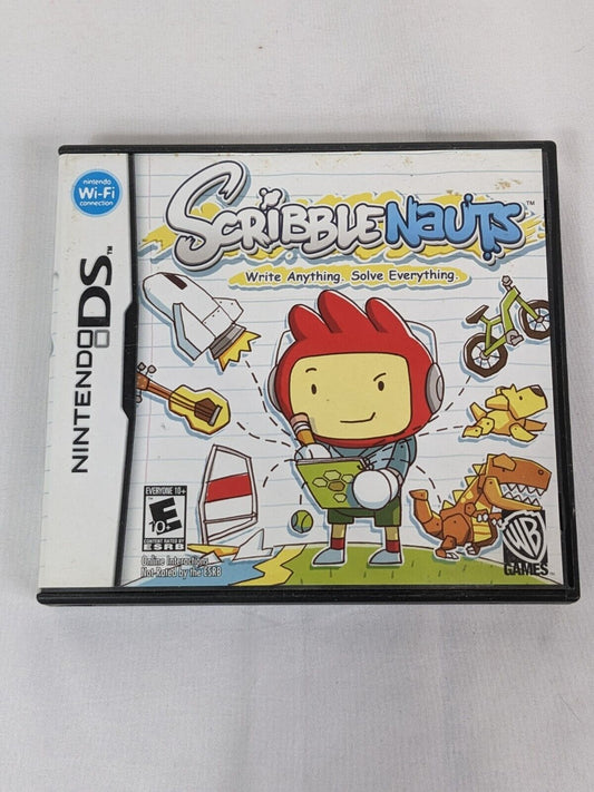 Nintendo DS NDS ScribbleNauts Write Anything Solve Everything Game Cartridge