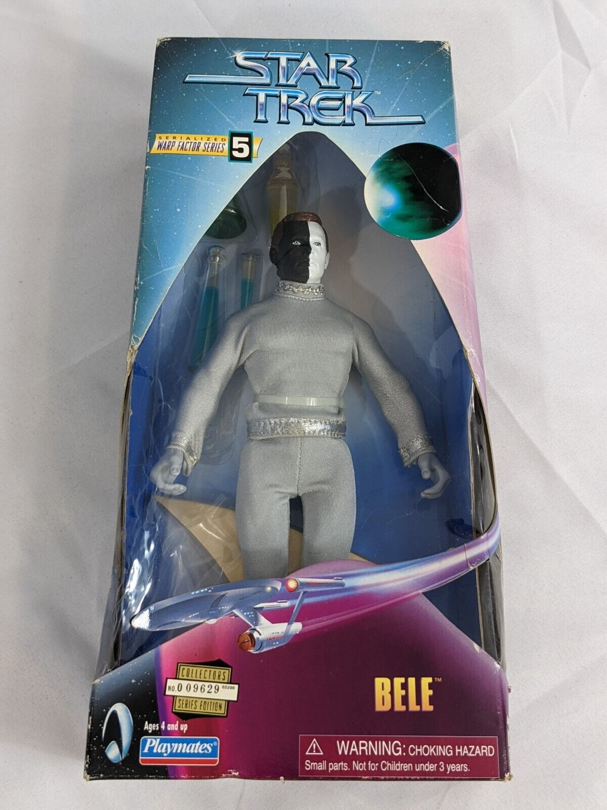 Star Trek Playmates Serialized Warp Factor Series 5 Bele No.009629 Collector Ed.