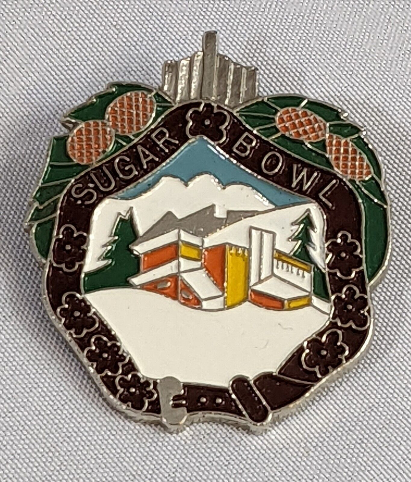 Sugar Bowl Lapel Pin Badge Pinback Collectibles 1.25 inch Height