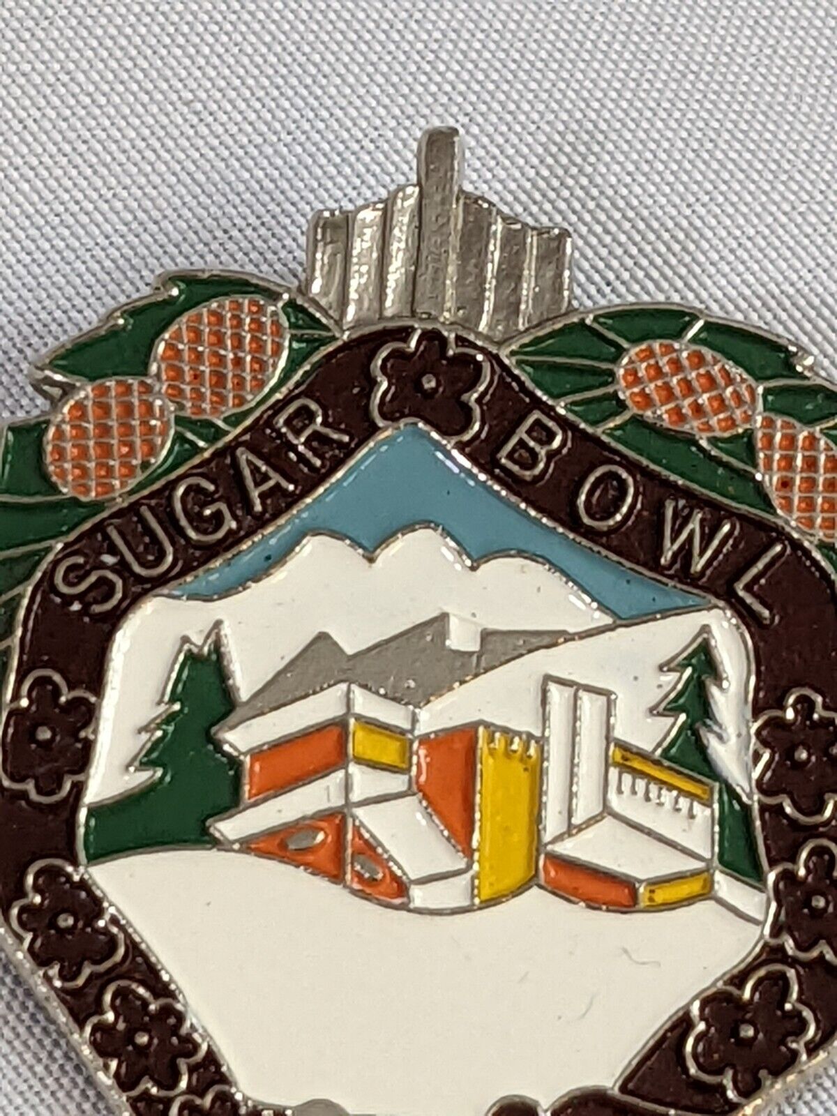 Sugar Bowl Lapel Pin Badge Pinback Collectibles 1.25 inch Height