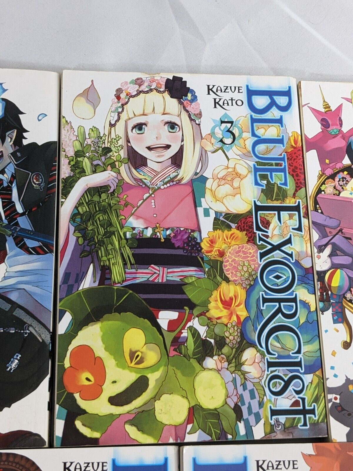 Blue Exorcist by Kazue Kato Volumes 1, 3-6 Trade Paperback LOT OF 5 Anime Manga