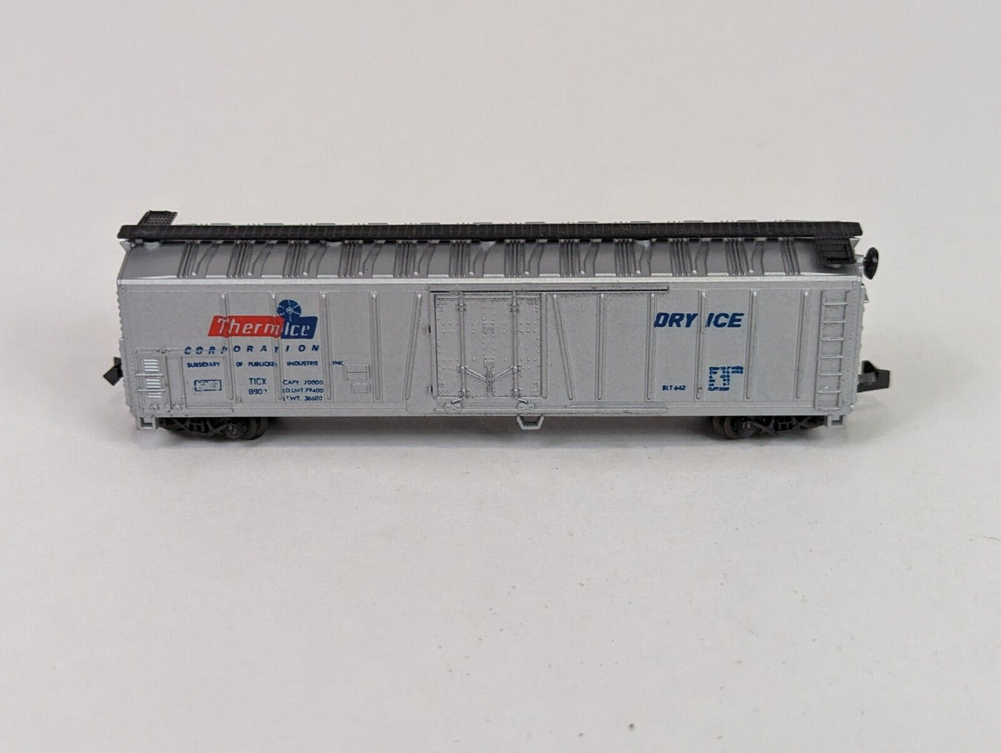 N Scale Therm Ice Corporation 50' Refrigerated Car TICX 8903 Collectible Toy