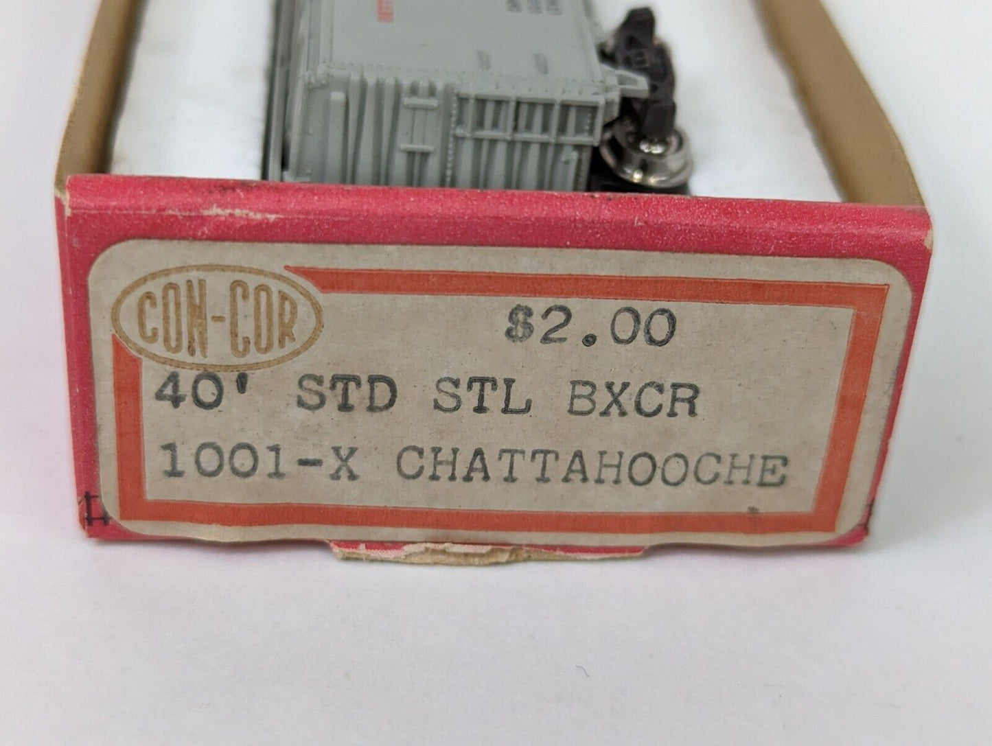 Con-Cor CIRR #2043 1001-X Chattahooche 40' Standard Steel Boxcar N Scale