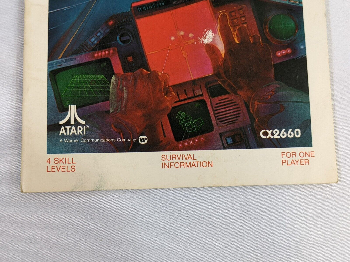 Star Raiders Manual Vintage 1982 Atari Game Program Instructions CX2660