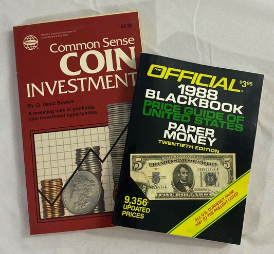 Common Sense Coin Investment & Official 1988 Blackbook Paper Money Price Guide