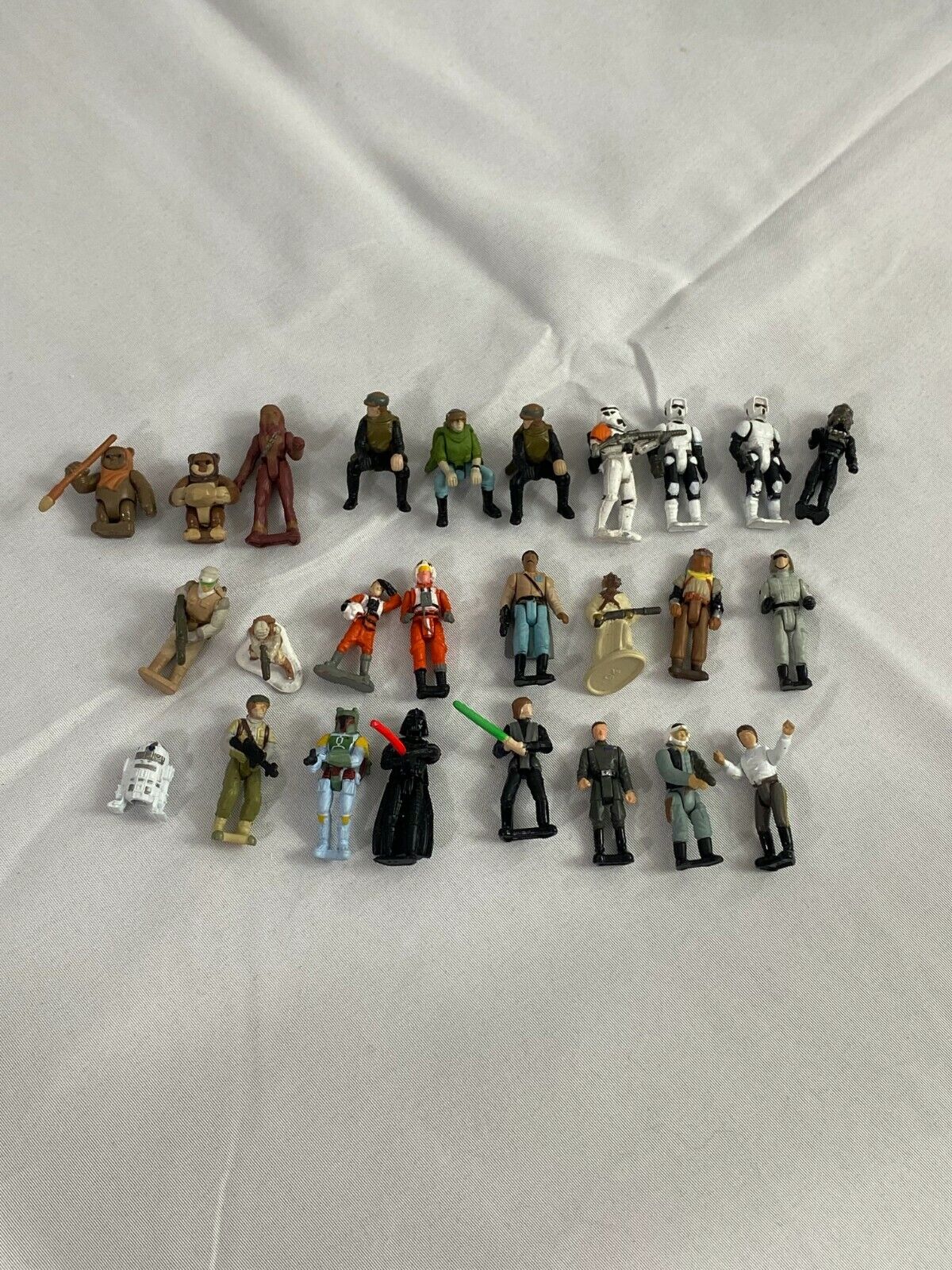 Star Wars Action Figures Bulk Lot Collectible Toys People & Battleships Pez