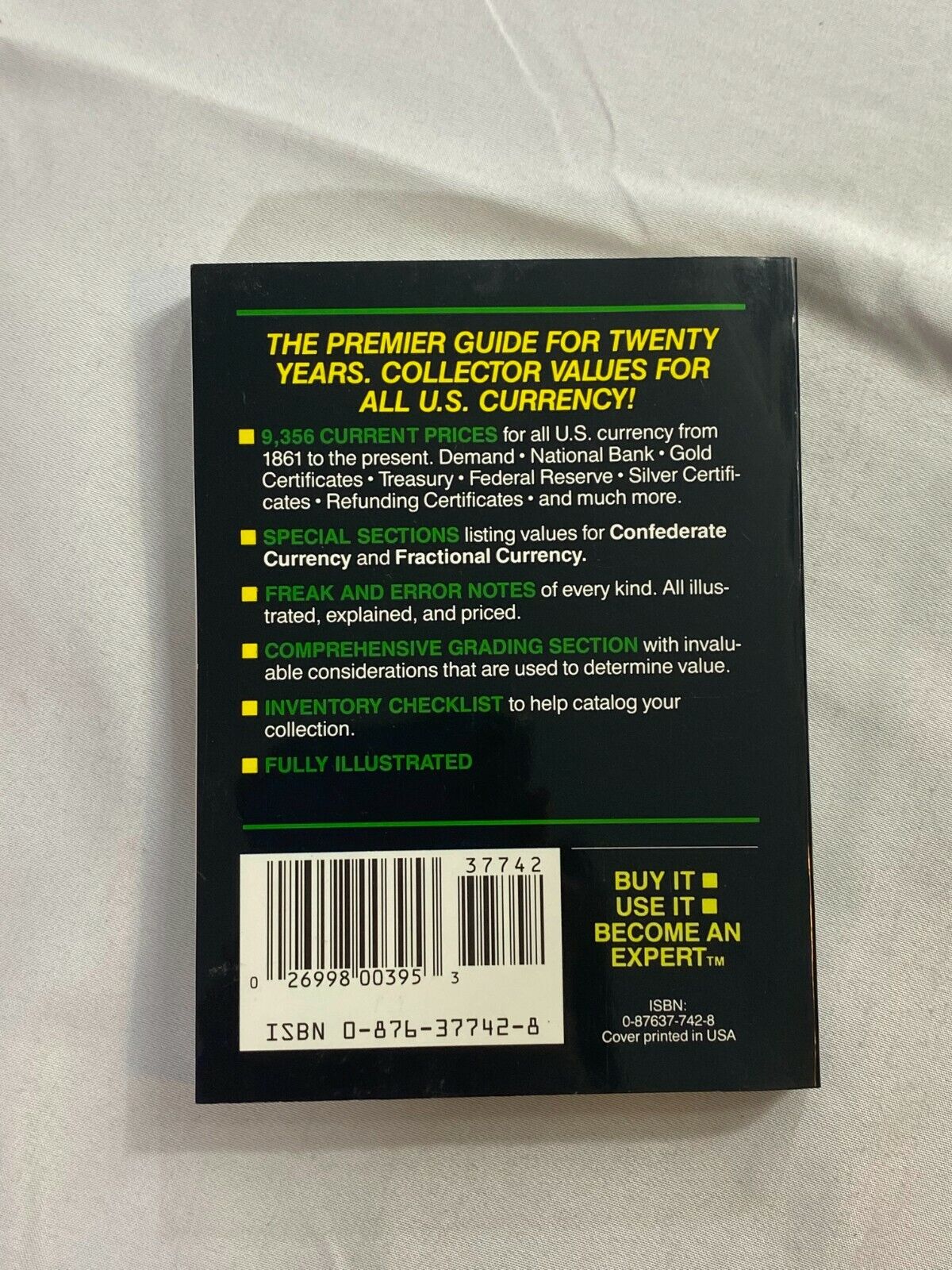 Common Sense Coin Investment & Official 1988 Blackbook Paper Money Price Guide