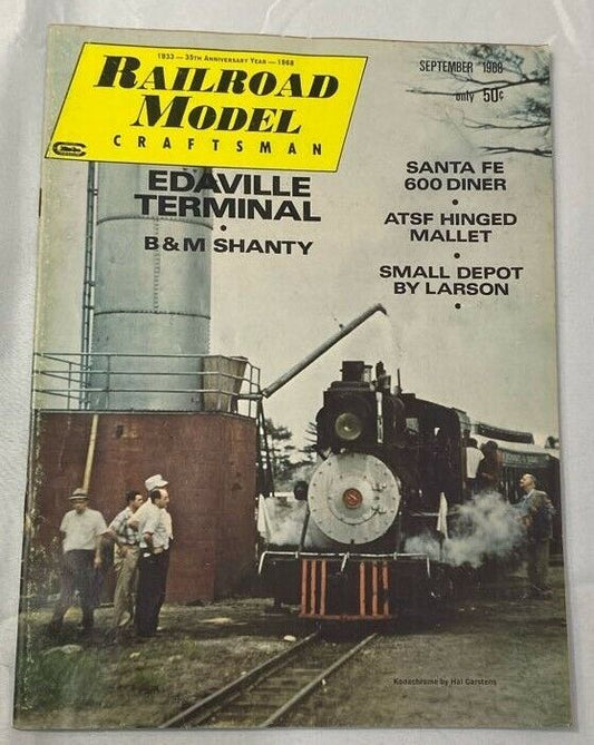 Railroad Model Craftsman Magazine September 1968 35th Anniversary Year Issue