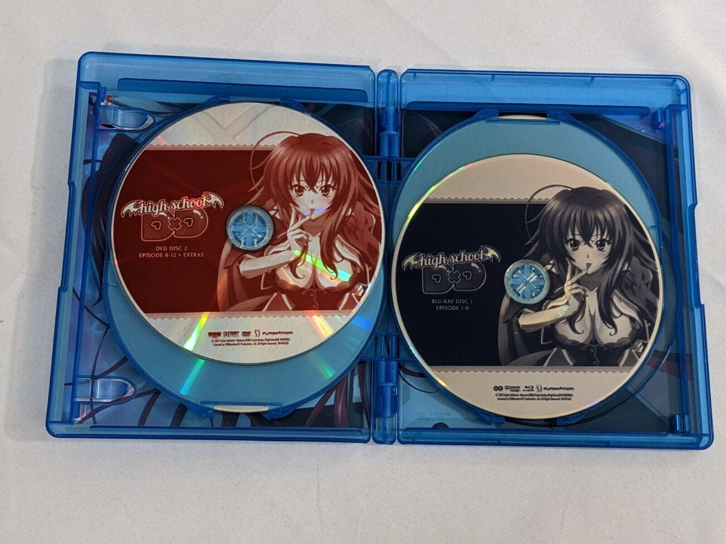 High School DxD Blu-Ray + DVD Combo Pack 4-Disc Set by Funimation Anime