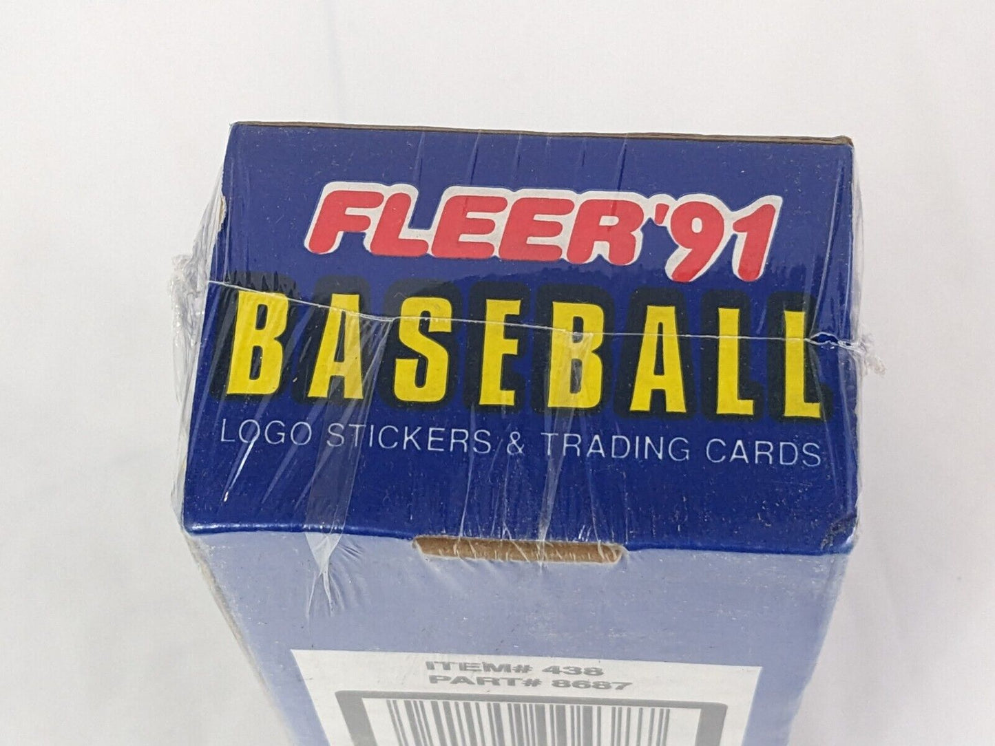 Fleer 1991 MLB Major League Baseball Logo Stickers and Trading Cards SEALED