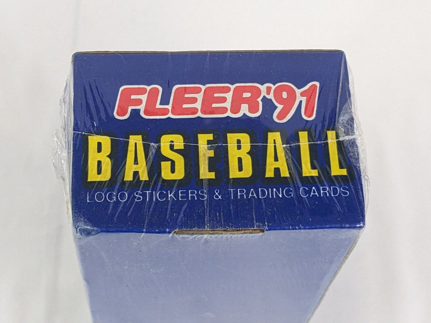 Fleer 1991 MLB Major League Baseball Logo Stickers and Trading Cards SEALED