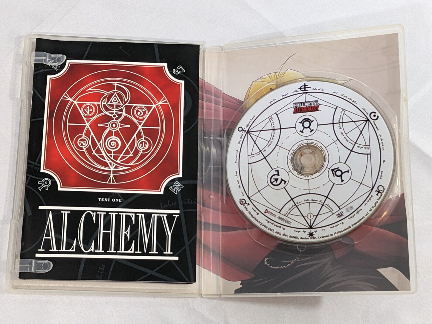 Fullmetal Alchemist Volume 1: The Curse DVD Video by Funimation Anime