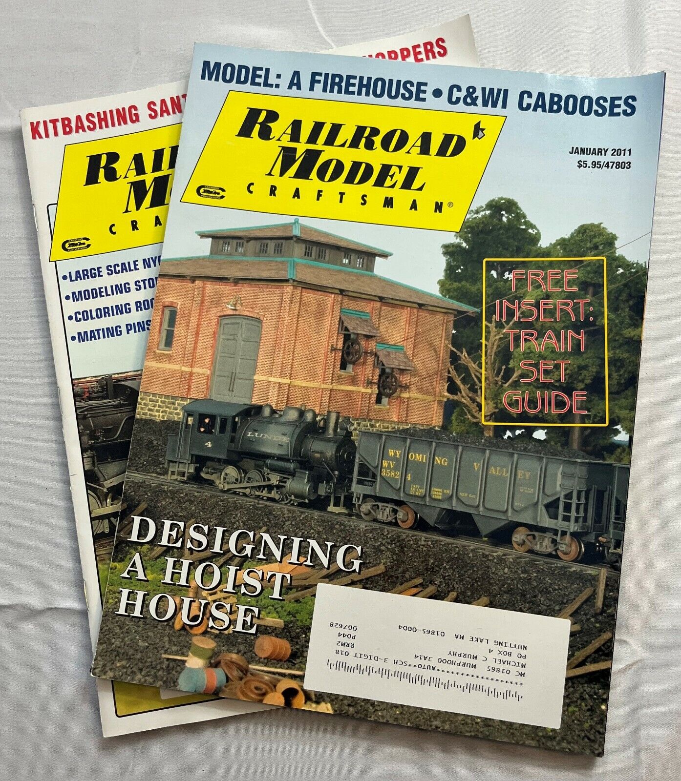 Lot of 2 Railroad Model Craftsman Magazine January & February 2011 Issue