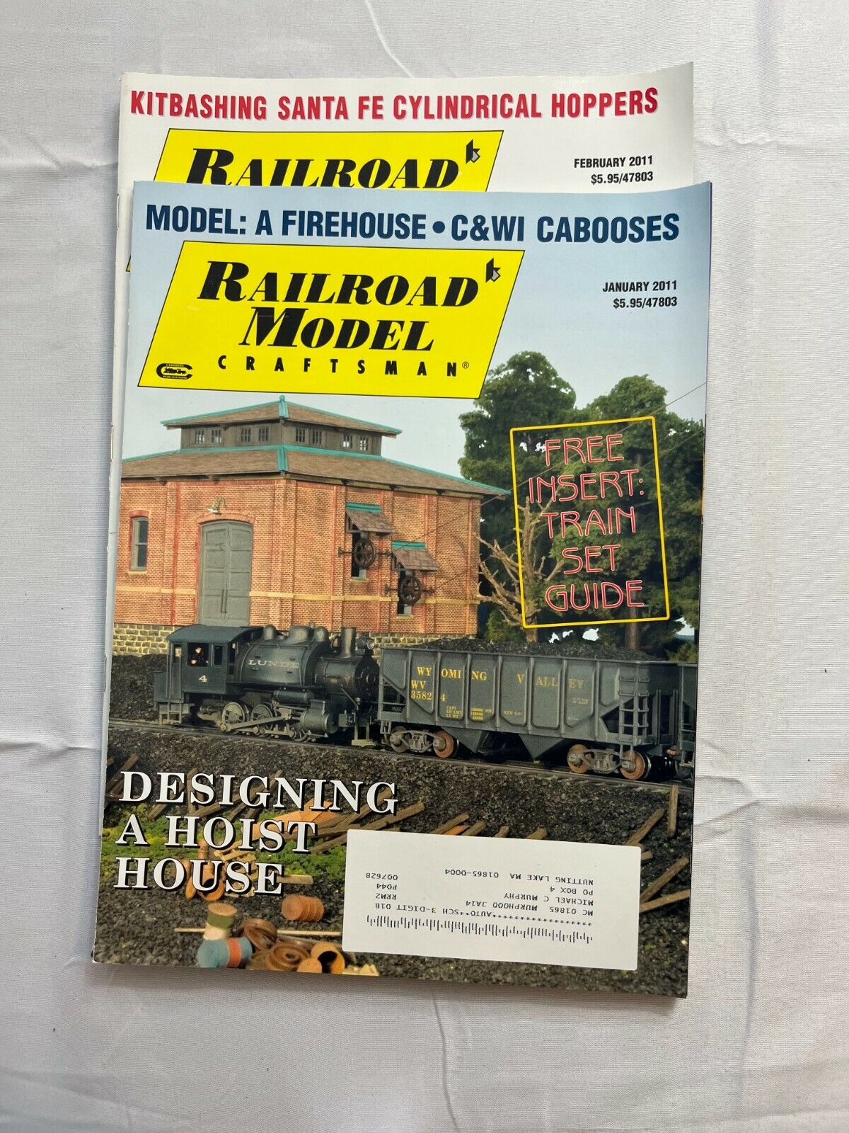 Lot of 2 Railroad Model Craftsman Magazine January & February 2011 Issue