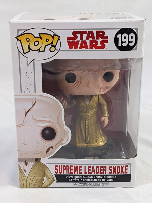 Funko Pop! Star Wars Supreme Leader Snoke Vinyl Bobble-Head Collectible Toy #199