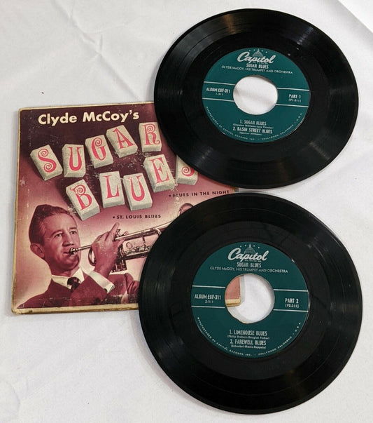 Clyde McCoy's Sugar Blues His Trumpet and Orchestra Vinyl Album EBF-311