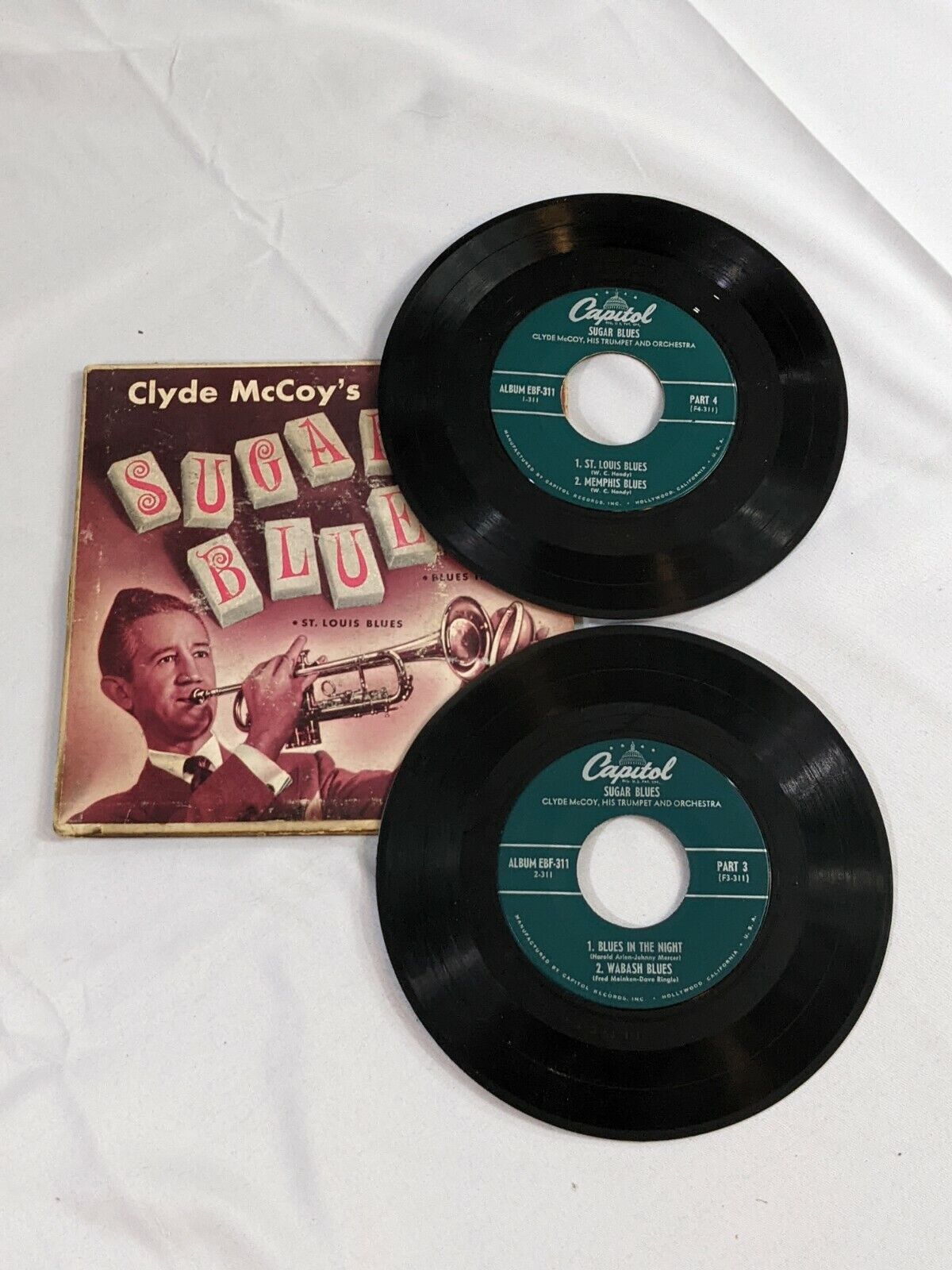 Clyde McCoy's Sugar Blues His Trumpet and Orchestra Vinyl Album EBF-311