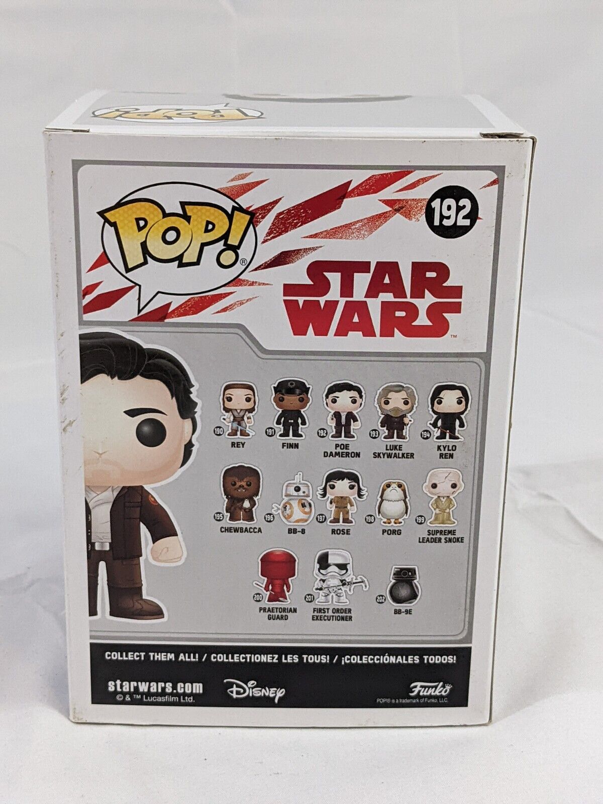 Funko POP! Star Wars - Poe Dameron Vinyl Bobble-Head Collectible Figure #192