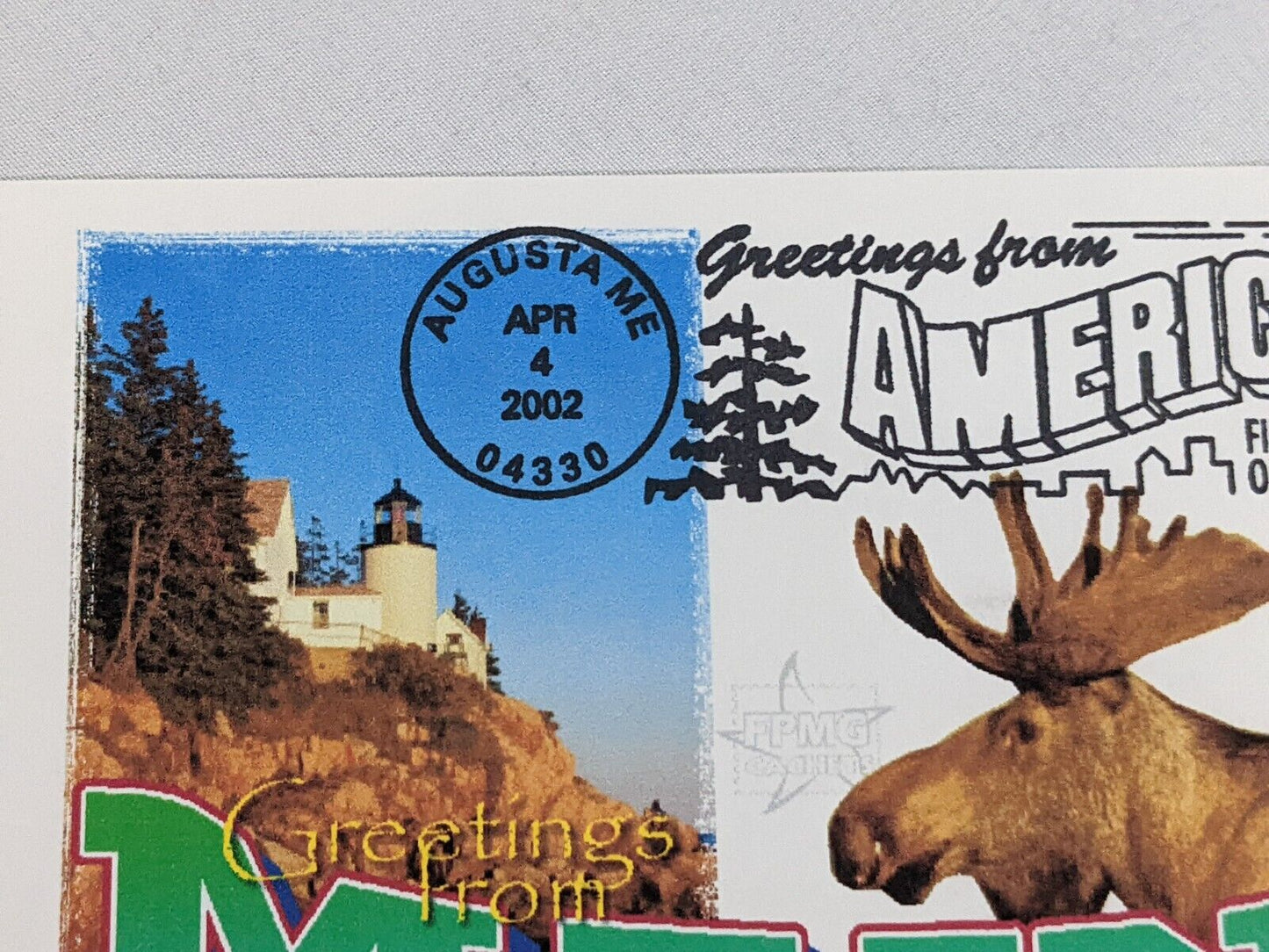 Greetings from Maine First Day of Issue Postage Envelope Stamps Collection