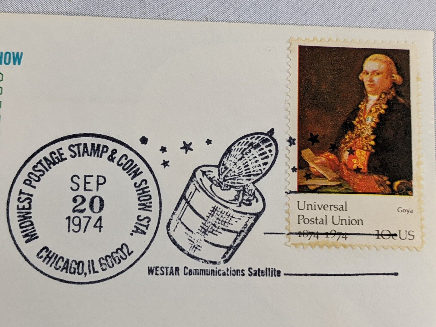 100th Anniversary Universal Postal Union Postal Stamp Collectible