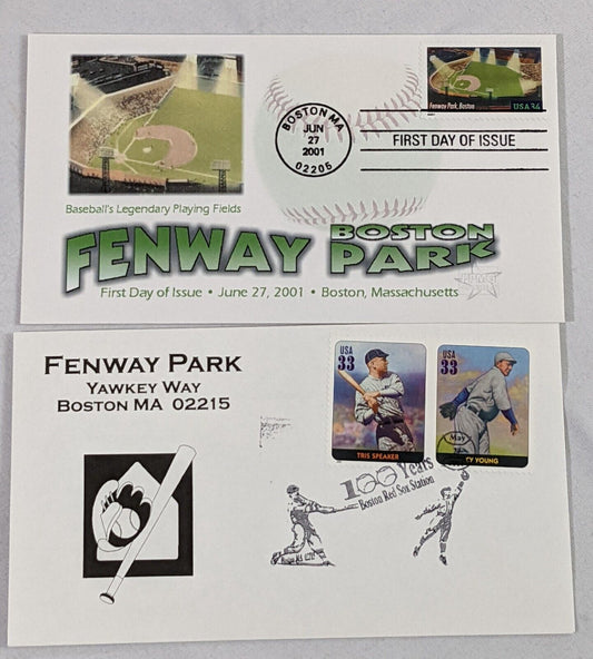 Fenway Boston Park Baseball's Legendary Playing Fields Postage Stamps Collection