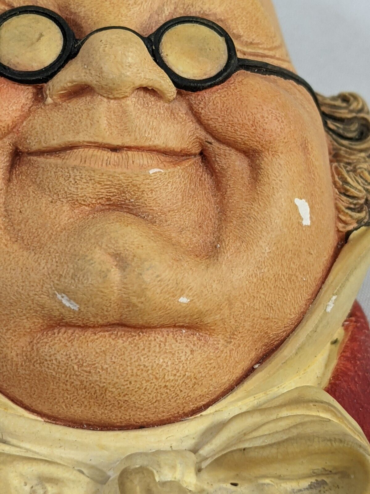 Bossons Chalkware Head Wall Mounted Ornament Mr Pickwick Man-Cave Room Decor