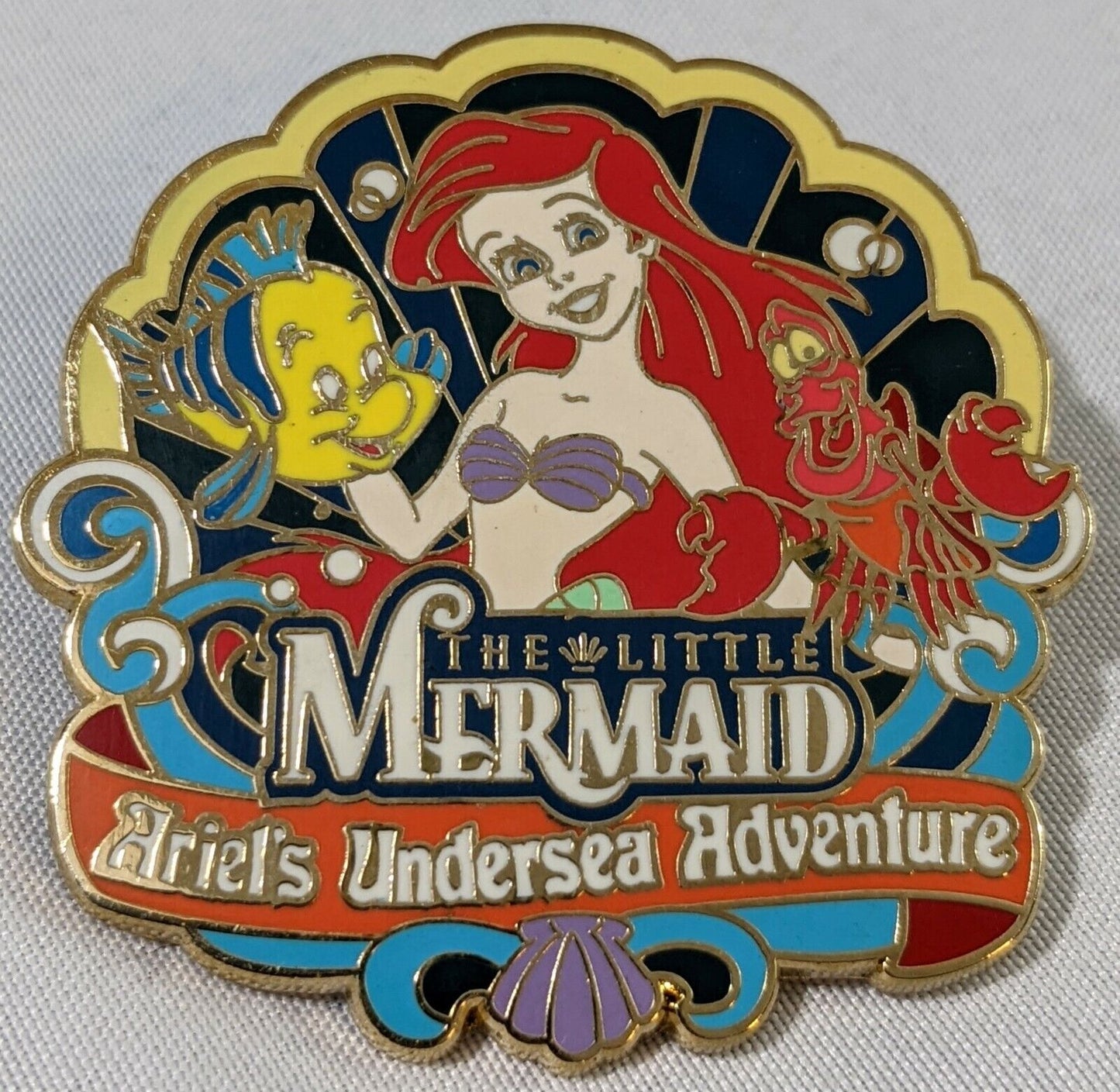 Disney California Adventure Little Mermaid Ariel's Under the Sea Adventure Pin