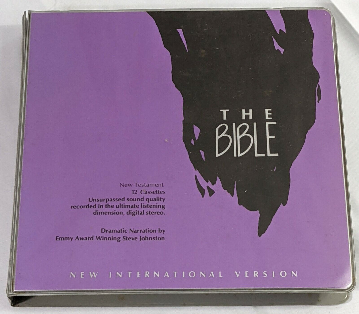 1989 The Bible New Testament New International Version 12-Cassette with Storage