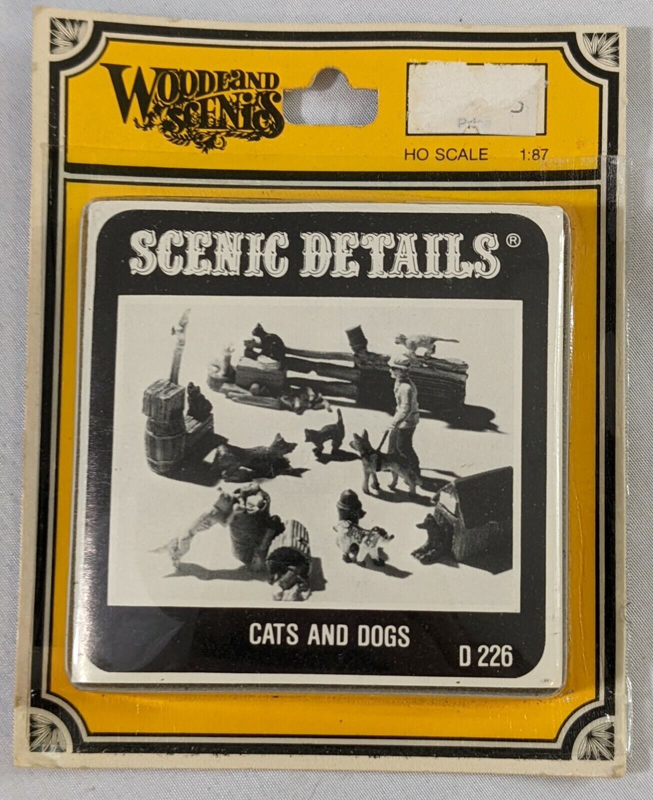 Woodland Scenics Scenic Detail Kit Cats and Dogs HO Scale 1:87 D226