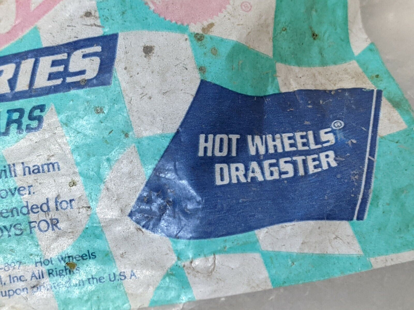 Vintage McDonalds Happy Meal Toy Hot Wheels Racing Series  Dragster Collectible