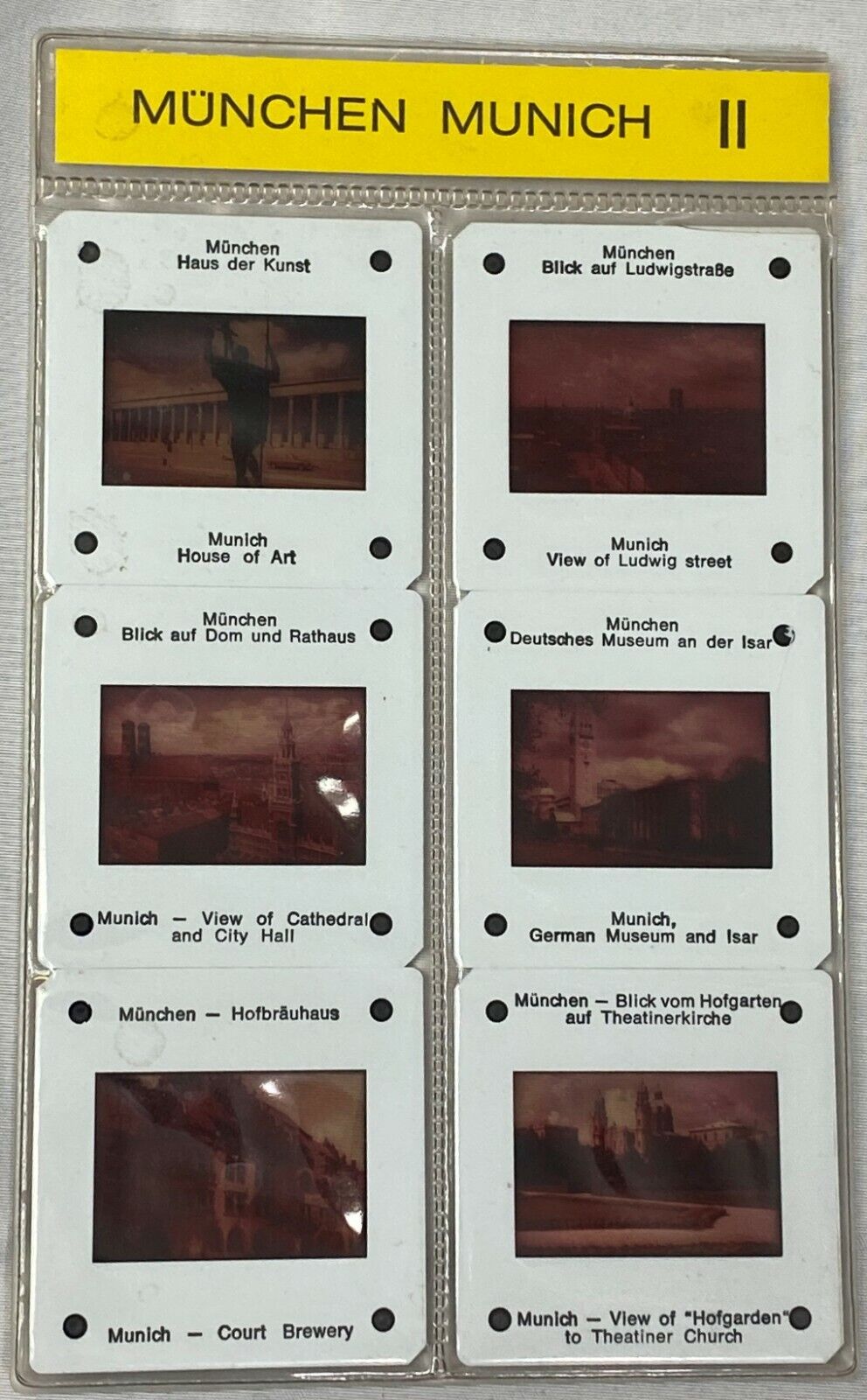 Munchen Munich II Famous Landmark Slides 6-Pieces