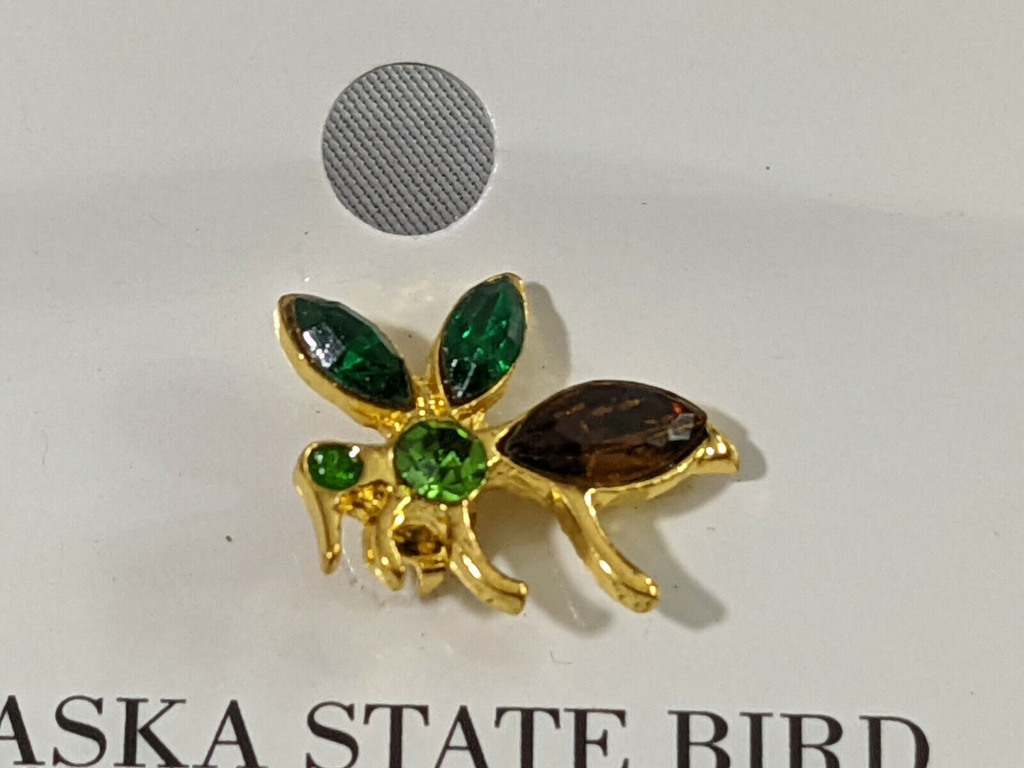 Alaska State Bird Mosquito Pin Collectible