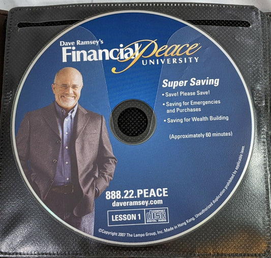 Dave Ramsey's Financial Peace University Audio Library Disc CD Collection Set