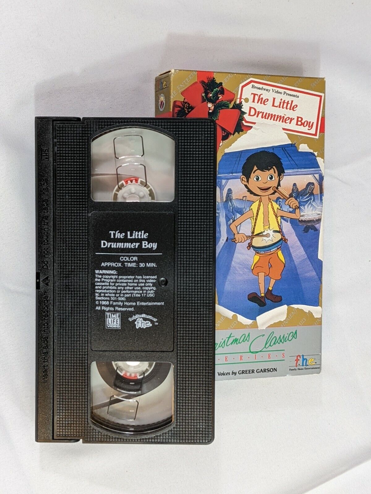 The Little Drummer Boy Christmas Classics Series Vintage VHS Tape Collectible