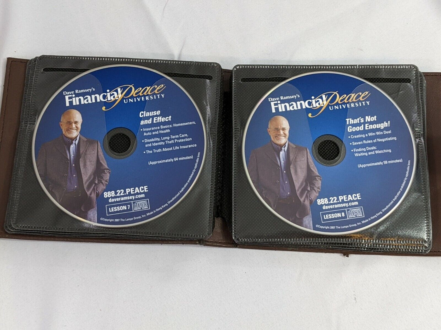 Dave Ramsey's Financial Peace University Audio Library Disc CD Collection Set