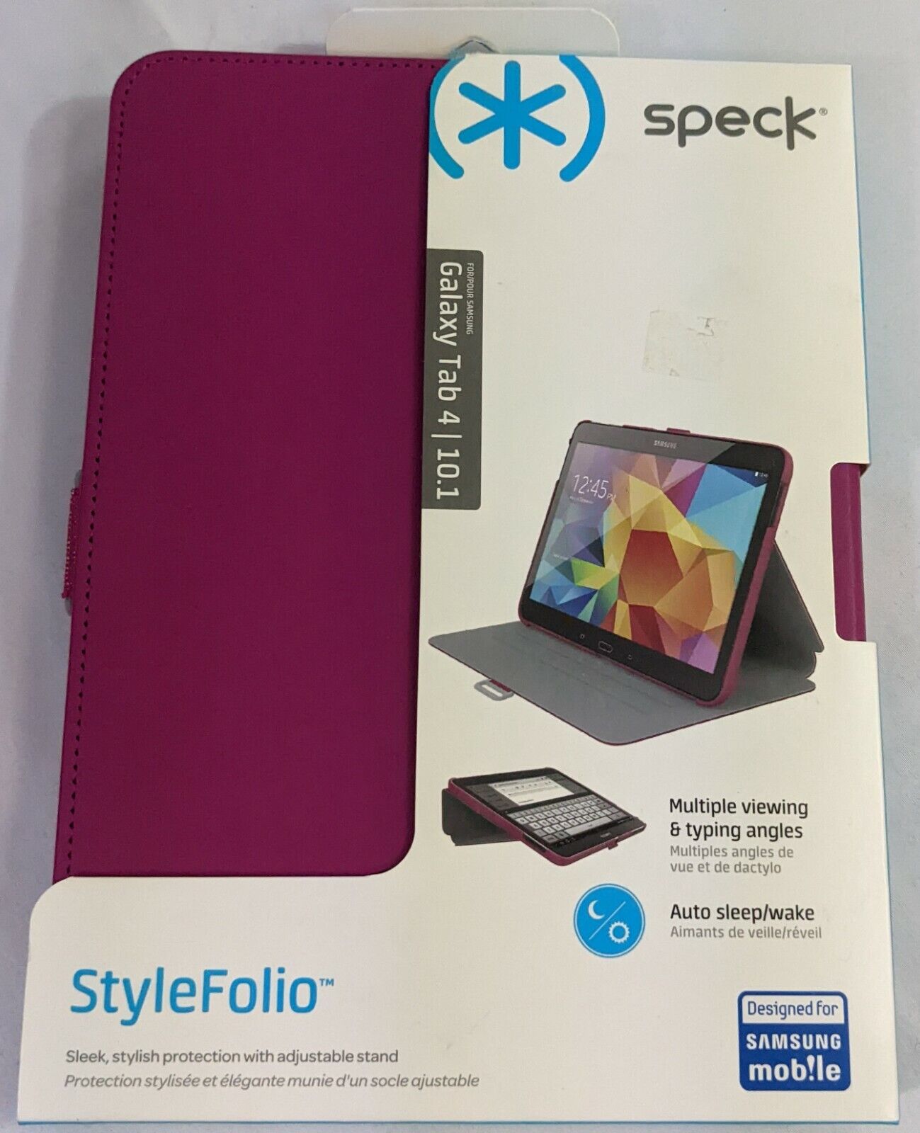 Speck StyleFolio Case/Cover for Samsung Galaxy Tab 4 10.1 Pink