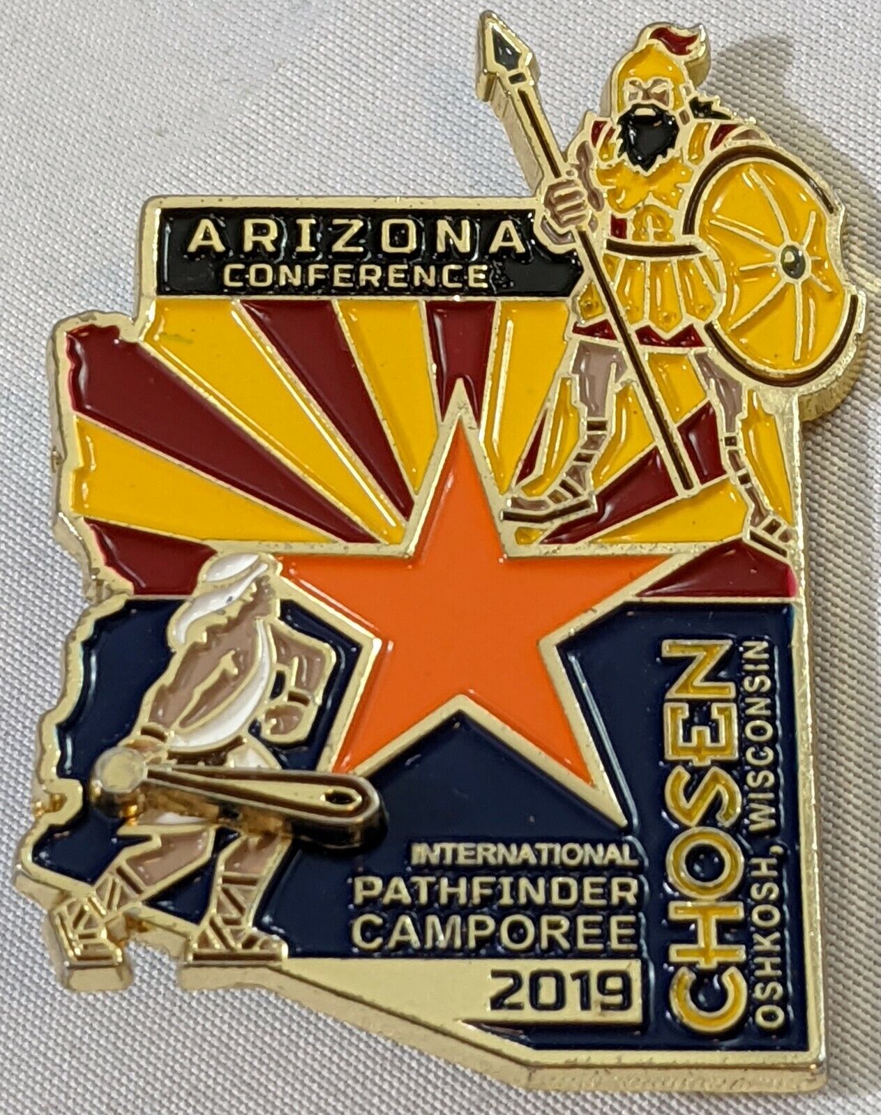 International Pathfinder Camporee 2019 Arizona Conference Chosen Lapel Pin