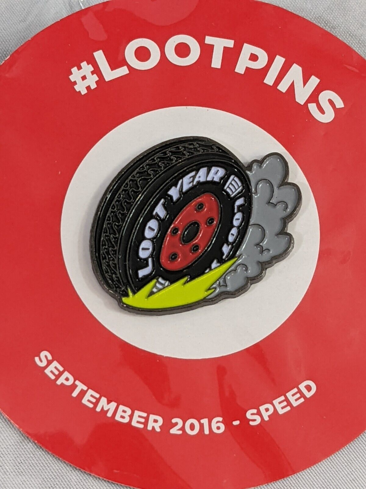 Loot Crate Loot Pins #Lootpins Loot Year September 2016 - Speed