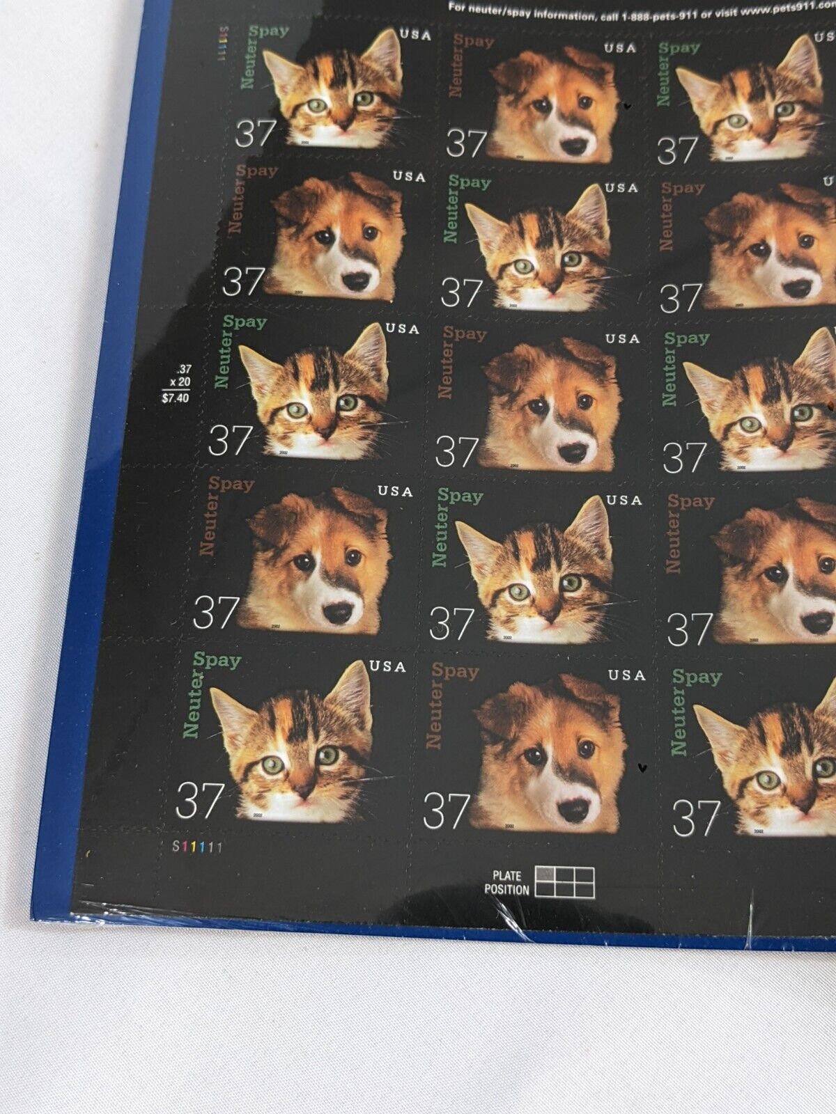 United States Postal Service USPS Postage Stamps Neuter or Spay Self Adhesive