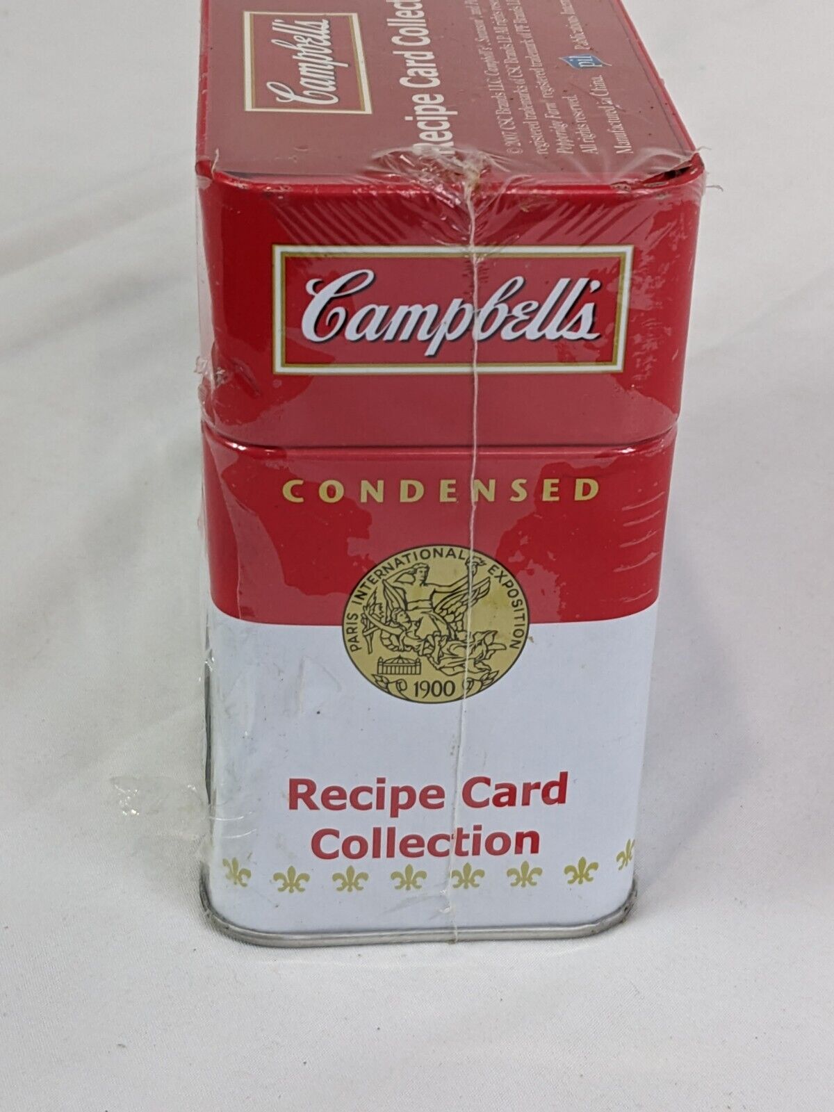 Campbell's Recipe Card Collection with Attractive Tin Storage Box