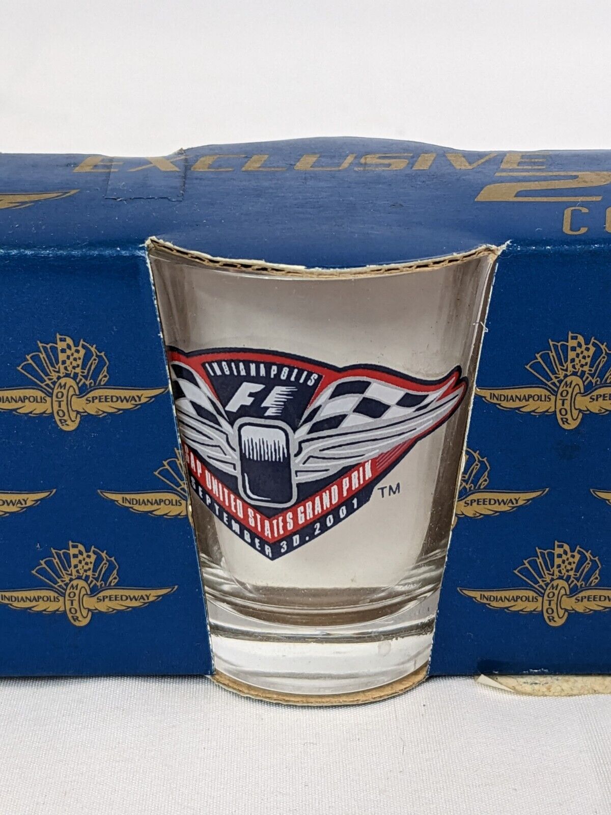 Indianapolis Motor Speedway Exclusive 2001 Collections Set Shot Glass Set of 4