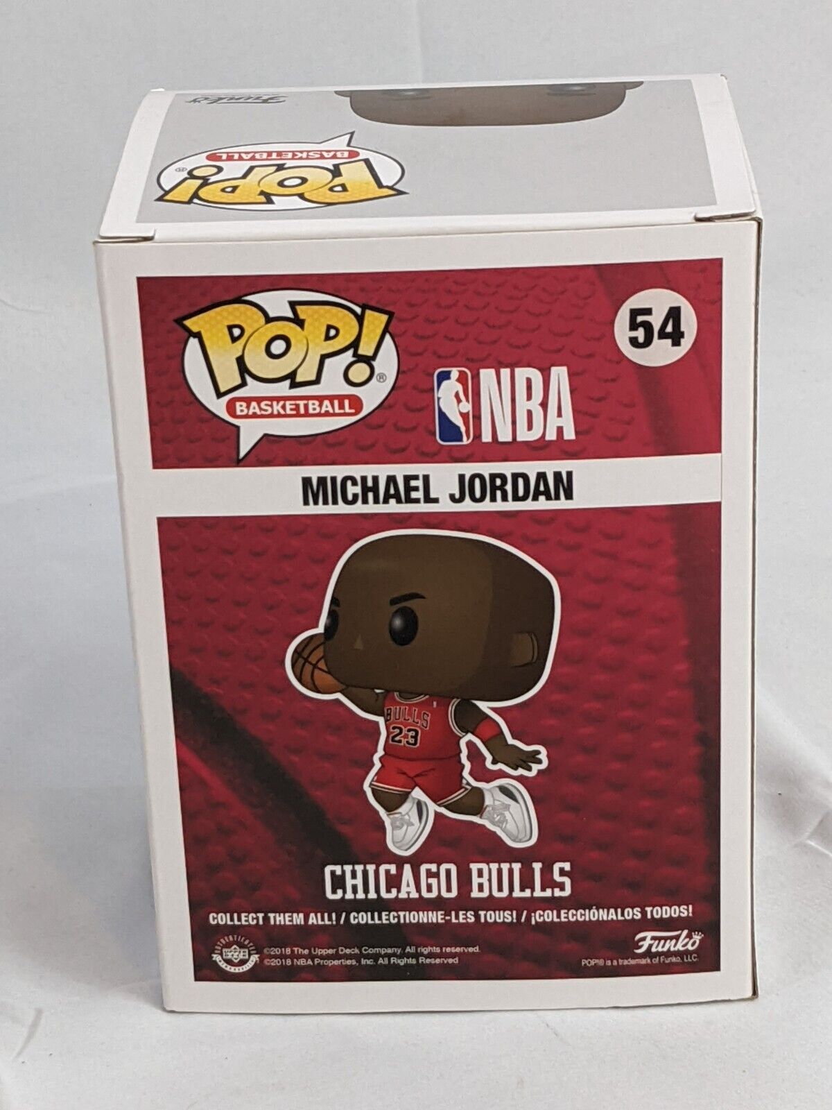 Funko Pop Basketball #54 Michael Jordan Chicago Bulls Bobble Head Vinyl Figure