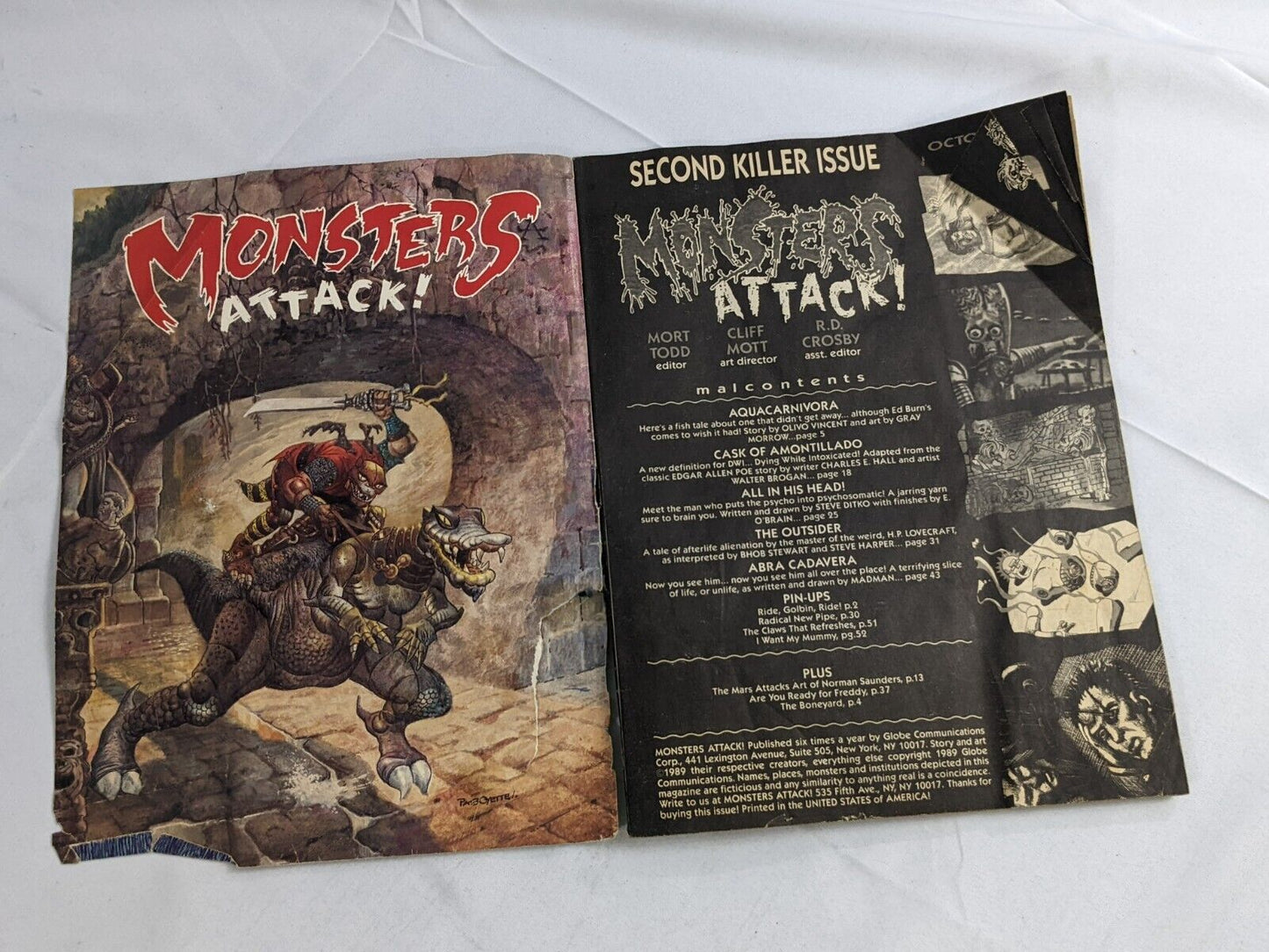 Weird Tales of Horror! Monsters Attack! Second Deadly Issue! Freddy on Video