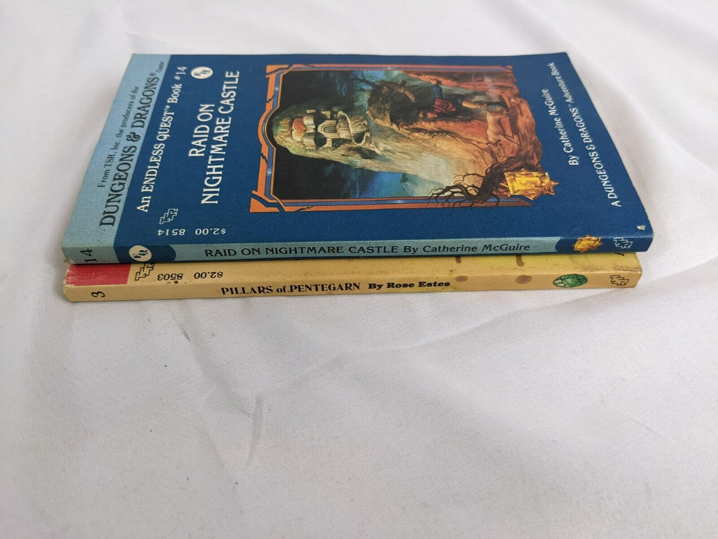 Dungeons & Dragons Adventure Book Endless Quest Book #14 & #3 Vintage! Lot of 2