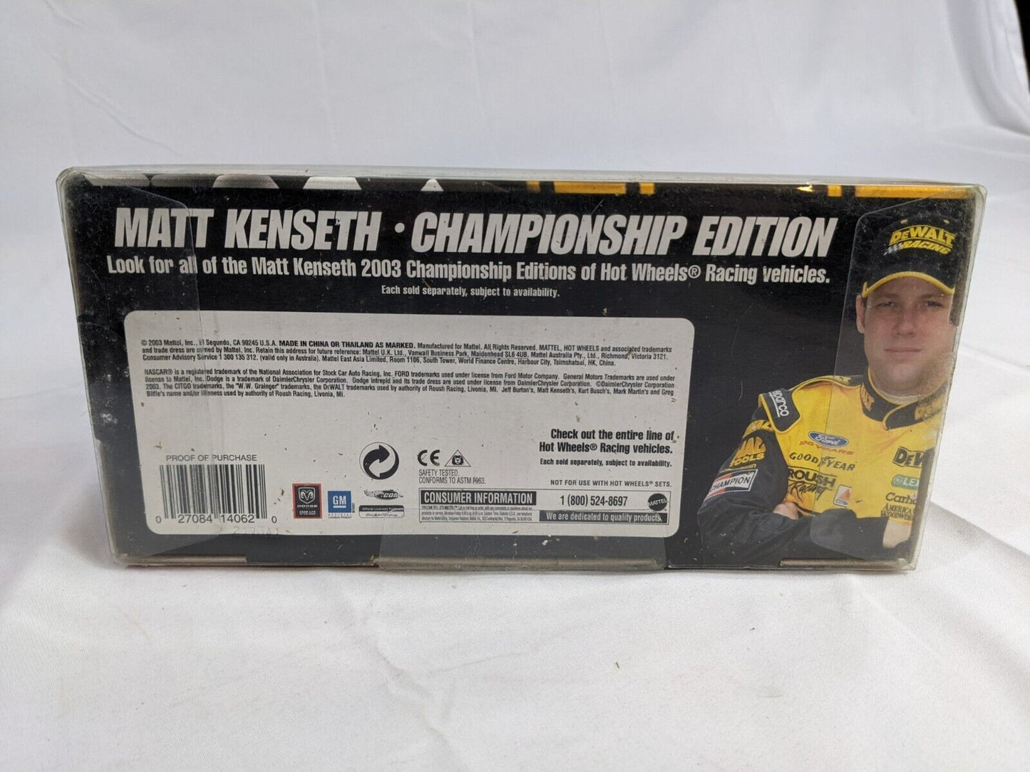 Hot Wheels Racing Nascar Matt Kenseth DeWalt Championship Edition 1:24 Scale