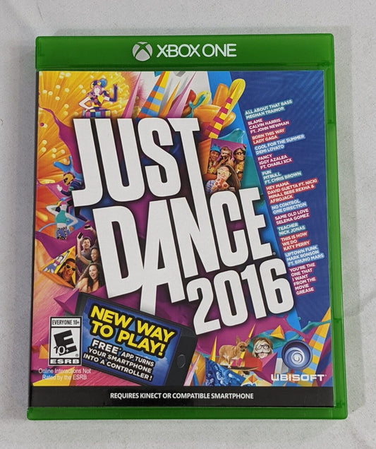 Microsoft Xbox One XBone Just Dance 2016 Video Game Disc by Ubisoft